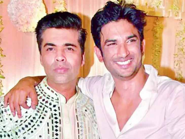 karan johar with sushant