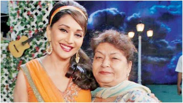 saroj khan with madhuri dixit